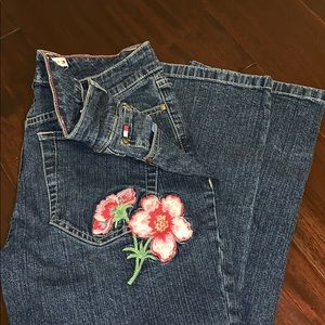 Tommy Hilfiger Floral Boyfriend Crop Jeans